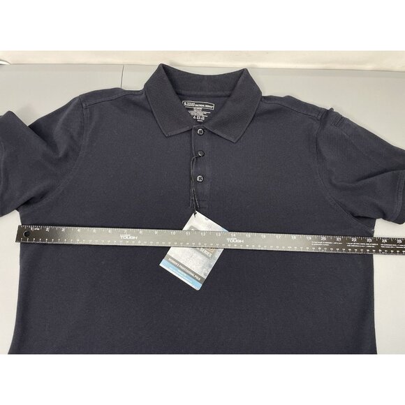 5.11 Tactical Polo Shirt Top Professional Duty Dark Navy Blue Womens XL - Picture 9 of 9
